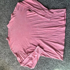 SO brand mock turtleneck long sleeve tee